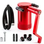 6.4L Billet Oil Catch Can Kit Auttoop Red for 2011-2021 Dodge Charger-0