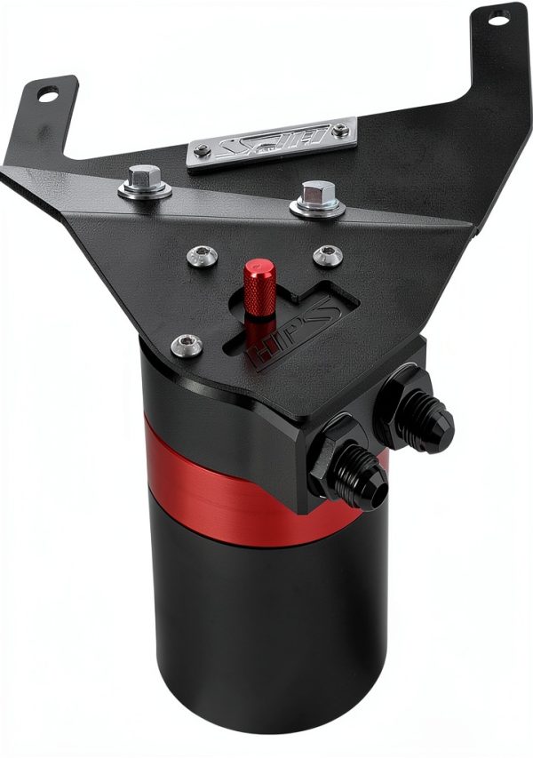 Oil Catch Can HPS 860-017 Baffled Billet Aluminum 5oz Capacity-4