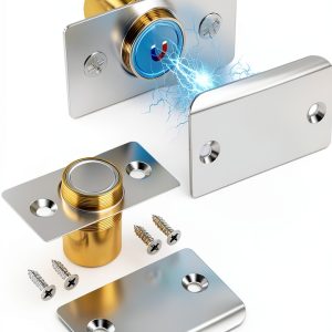 Closet Magnetic Door Catch by BINFEW – Silver Ball Latch 2‑Pack-0