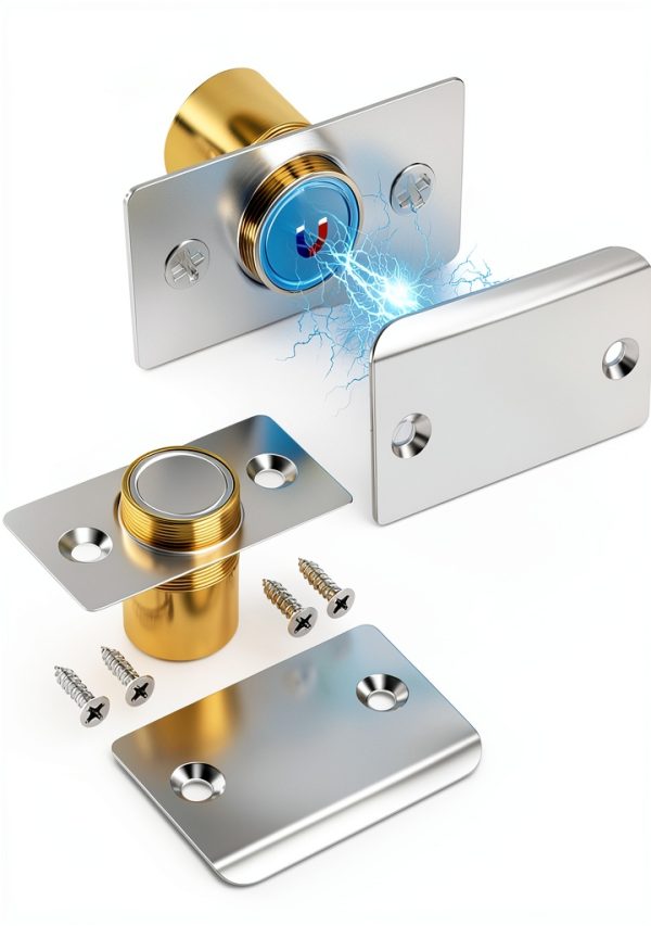 Closet Magnetic Door Catch by BINFEW – Silver Ball Latch 2‑Pack-0