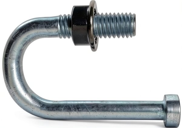 J-Bolt Catch Adrian Steel Crossbox Set of 2, 2in Height x 4in Length-2