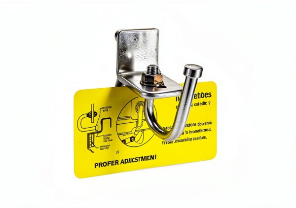 J-Bolt Catch Adrian Steel Crossbox Set of 2, 2in Height x 4in Length-3