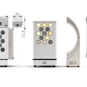 Byson Magnetic Catches Access Panel Kit 8 Plates 4 Magnets Handle-0