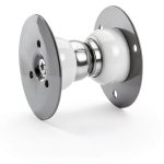 RV Door Holder Catches Magnetic Exterior Latch for Trailers White-0